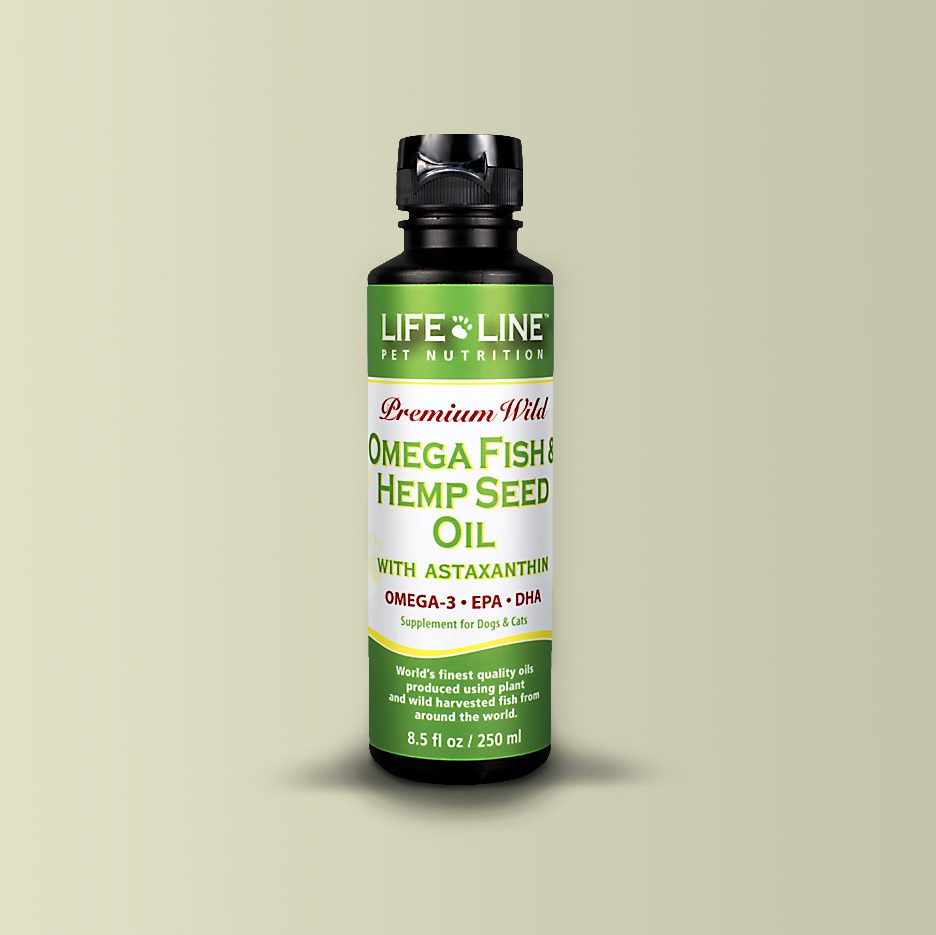 Omega Fish + Hemp Seed Oil - Life Line Pet Nutrition